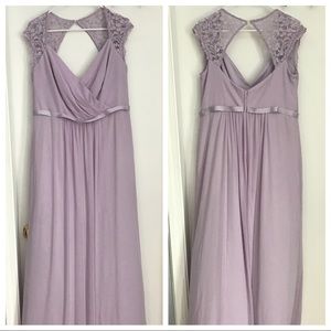 Davids Bridal bridesmaid dress. Size 16. Lilac.